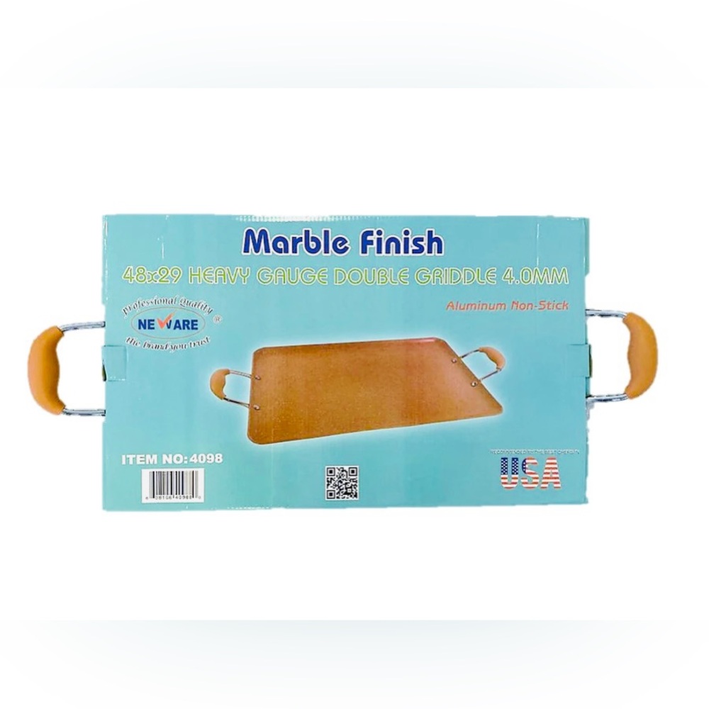 Terracotta Marble Double Griddle - Picture 5 of 5